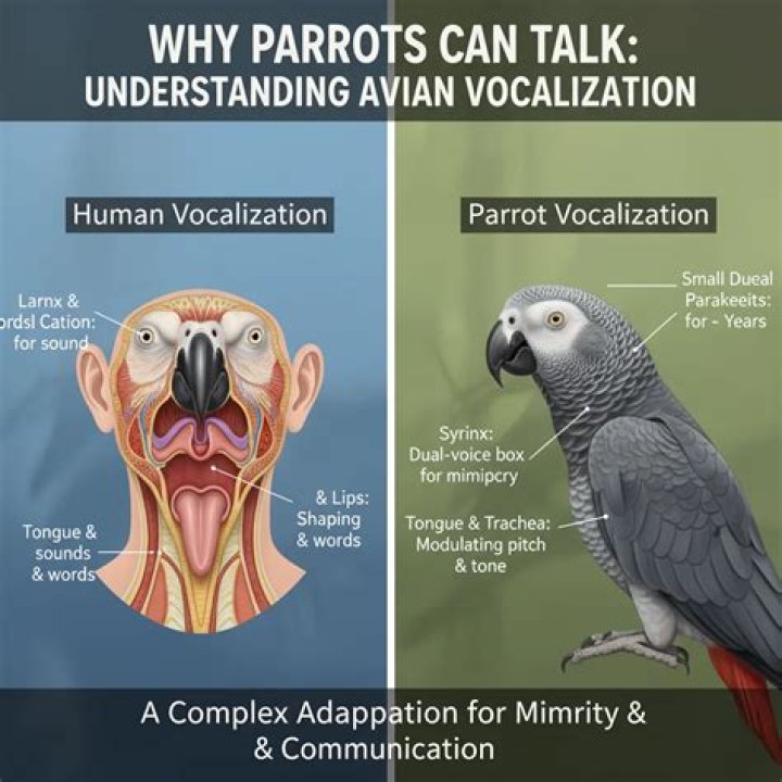 Why parrots can talk?